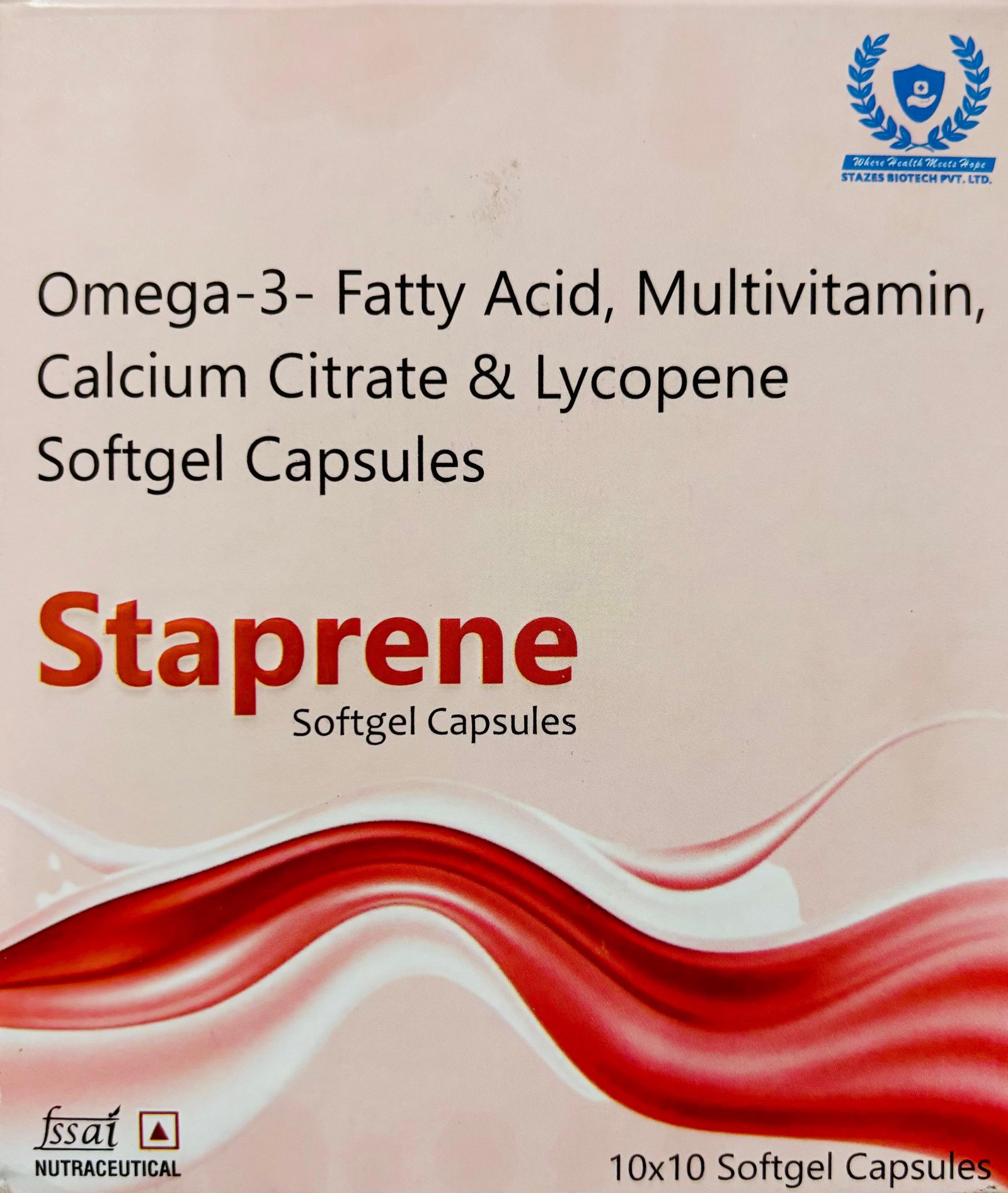 Staprene softgel capsule
