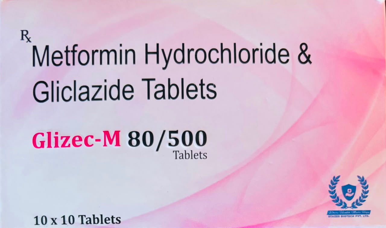 Glizec - M 80/500 (Metformin Hydrochloride & Gliclazide Tablets)
